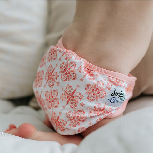 CUSTOMER MARKETPLACE | Seedling Baby Multi-fit Pocket Nappy | DELAMINATED COVER + SLACK ELASTICS